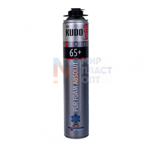 Пена полиуритановая монтажная KUDO PROFF 65+, зимняя (1 к - 12 шт.)