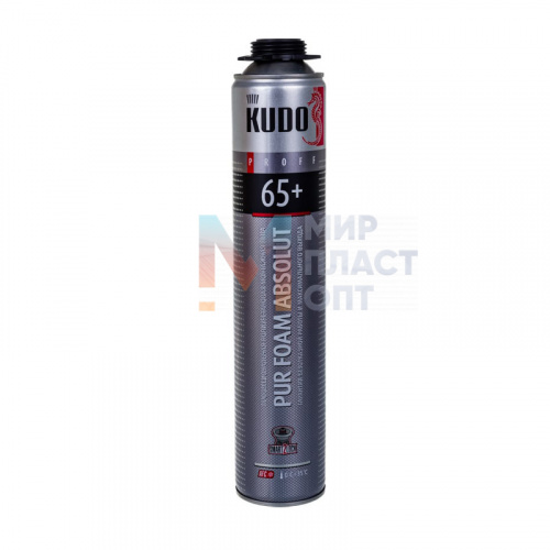 Пена полиуритановая монтажная KUDO PROFF 65+, летняя (1 к - 12 шт.)