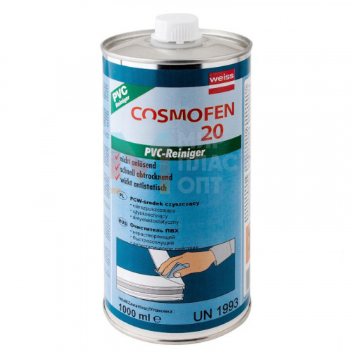 Очиститель ПВХ Cosmofen 20, 1000 мл (1 к - 12 шт.)